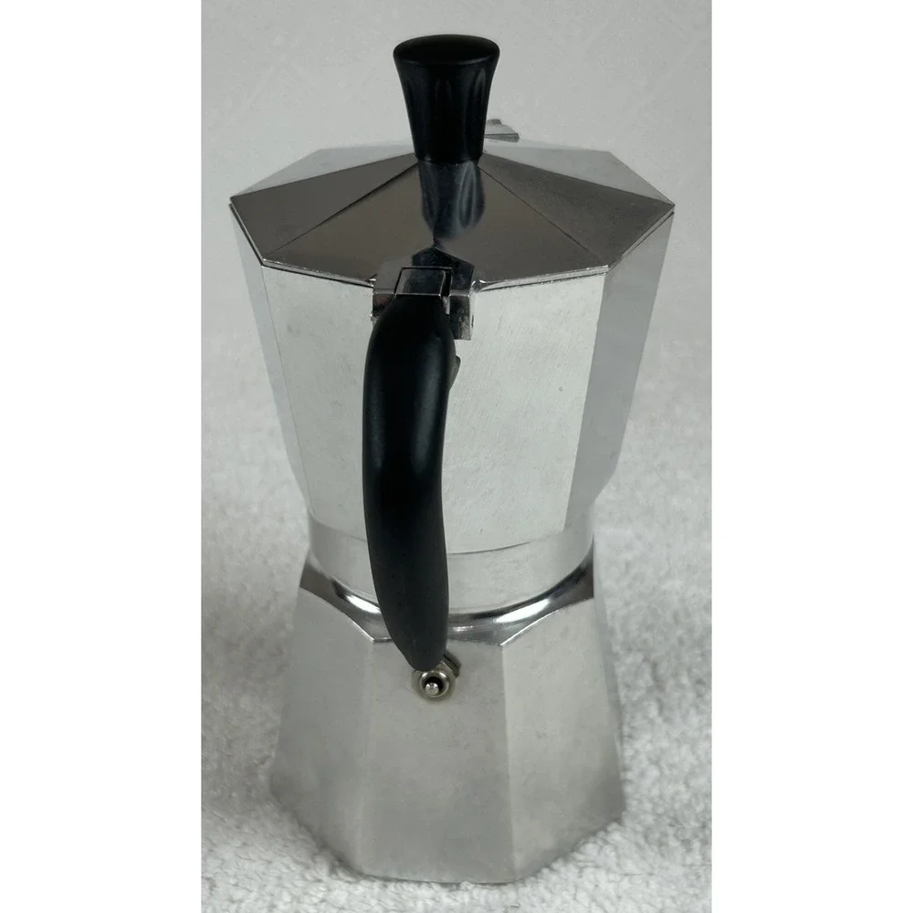 EUC Bialetti Moka Express Cup Espresso Coffee Pot Stovetop Italy Italian, 6 Cup
